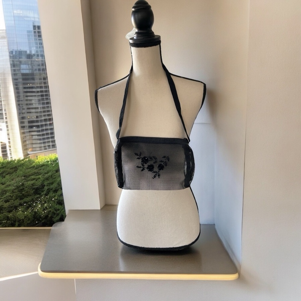 ♥️Max Collection♥️Small Black Shoulder Mesh Purse